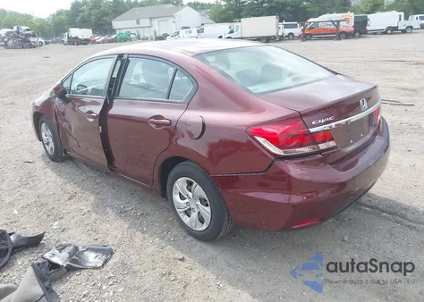 2013 Honda Civic Lx from USA, damaged, VIN 2HGFB2F51DH528023